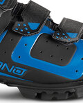 Pantofi de ciclism - CX-3-19 MTB NYLON - albastru/negru