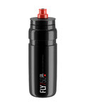 Sticlă de apă pentru ciclism - FLY 750 ml  - negru