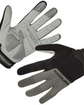 Mănuși cu degete lungi de ciclism - HUMMVEE PLUS II - negru/gri