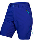 Pantaloni scurți de ciclism fără bretele - HUMMVEE II LADY - albastru