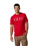 FOX Tricou de ciclism cu mânecă scurtă - PINNACLE DRIRELEASE® - roșu