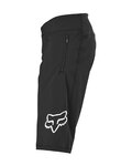 FOX Pantaloni scurți de ciclism fără bretele - DEFEND SHORTS - negru