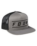 FOX Șapcă de ciclism - PINNACLE SNAPBACK - gri