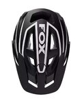 FOX Cască de ciclism - SPEEDFRAME PRO DVIDE - negru/alb