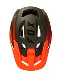 FOX Cască de ciclism - SPEEDFRAME PRO FADE - portocaliu/verde