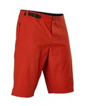 FOX Pantaloni scurți de ciclism fără bretele - RANGER - roșu