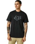 FOX Tricou de ciclism cu mânecă scurtă - LEGACY FOX HEAD - negru