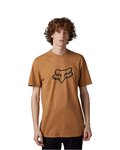 FOX Tricou de ciclism cu mânecă scurtă - LEGACY FOX HEAD - maro