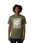 FOX Tricou de ciclism cu mânecă scurtă - AUXLRY - verde