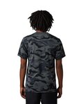 FOX Tricou de ciclism cu mânecă scurtă - VZNS CAMO - gri/negru