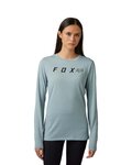 FOX Tricou de ciclism cu mânecă lungă - ABSOLUTE LADY - albastru