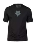 FOX Tricou de ciclism cu mânecă scurtă - RANGER LAB HEAD - negru