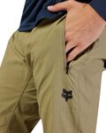FOX Pantaloni de ciclism lungi fără bretele - RANGER - bej