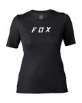 FOX Tricou de ciclism cu mânecă scurtă - RANGER MOTH LADY - negru