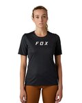 FOX Tricou de ciclism cu mânecă scurtă - RANGER MOTH LADY - negru