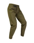 FOX Pantaloni de ciclism lungi fără bretele - RANGER 2.5L WATER - verde
