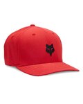 FOX Șapcă de ciclism - FOX HEAD SELECT FLEXFIT - roșu