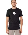 FOX Tricou de ciclism cu mânecă scurtă - FOX HEAD PREMIUM - negru