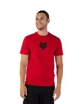 FOX Tricou de ciclism cu mânecă scurtă - FOX HEAD PREMIUM - roșu