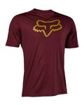 FOX Tricou de ciclism cu mânecă scurtă - RANGER - bordo