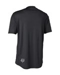 FOX Tricou de ciclism cu mânecă scurtă - RANGER MOTH - negru