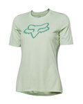 FOX Tricou de ciclism cu mânecă scurtă - RANGER FOX HEAD LADY - verde