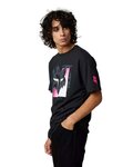 FOX Tricou de ciclism cu mânecă scurtă - DETONATE PREMIUM - negru