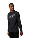 FOX Tricou de ciclism cu mânecă lungă - PINNACLE PREMIUM - negru