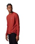 FOX Tricou de ciclism cu mânecă lungă - FINISHER - roșu