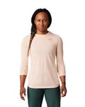 FOX Tricou de ciclism cu mânecă scurtă - RANGER 3/4 LADY - roz