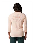 FOX Tricou de ciclism cu mânecă scurtă - RANGER 3/4 LADY - roz