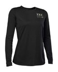 FOX Tricou de ciclism cu mânecă lungă de vară - RANGER LADY - negru