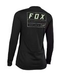 FOX Tricou de ciclism cu mânecă lungă de vară - RANGER LADY - negru
