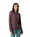 FOX Tricou de ciclism cu mânecă lungă - FINISHER LADY - mov