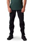 FOX Pantaloni de ciclism lungi fără bretele - DEFEND 3-LAYER WATER - negru