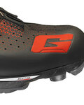 GAERNE Pantofi de ciclism - KOBRA MTB - negru/roșu