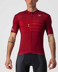 CASTELLI Tricou de ciclism cu mânecă scurtă - GIRO D'ITALIA 2021 - roșu