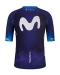 GOBIK Tricou de ciclism cu mânecă scurtă - MOVISTAR 23 ODYSSEY - albastru/alb