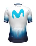 GOBIK Tricou de ciclism cu mânecă scurtă - ODYSSEY MOVISTAR TEAM THE ICEBERG TDF23 - albastru/alb