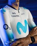 GOBIK Tricou de ciclism cu mânecă scurtă - ODYSSEY MOVISTAR TEAM THE ICEBERG TDF23 - albastru/alb