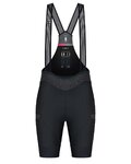 GOBIK Pantaloni scurți de ciclism cu bretele - GRITT K9 LADY - negru