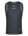 GOBIK Tricou de ciclism fără mâneci - SECOND SKIN - gri/antracit