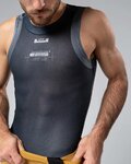 GOBIK Tricou de ciclism fără mâneci - SECOND SKIN - gri/antracit