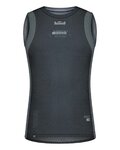 GOBIK Tricou de ciclism fără mâneci - SECOND SKIN LADY - antracit/gri