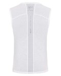 GOBIK Tricou de ciclism fără mâneci - CELL SKIN - alb
