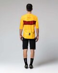 GOBIK Tricou de ciclism cu mânecă scurtă - VOLT - galben