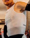 GOBIK Tricou de ciclism fără mâneci - UAE 2022 SECOND SKIN - alb