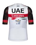 GOBIK Tricou de ciclism cu mânecă scurtă - UAE 2022 INFINITY WT - alb/negru/roșu