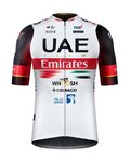 GOBIK Tricou de ciclism cu mânecă scurtă - UAE 2022 ODYSSEY - alb/roșu
