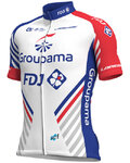 ALÉ Tricou de ciclism cu mânecă scurtă - GROUPAMA FDJ 2018 - alb/albastru/roșu